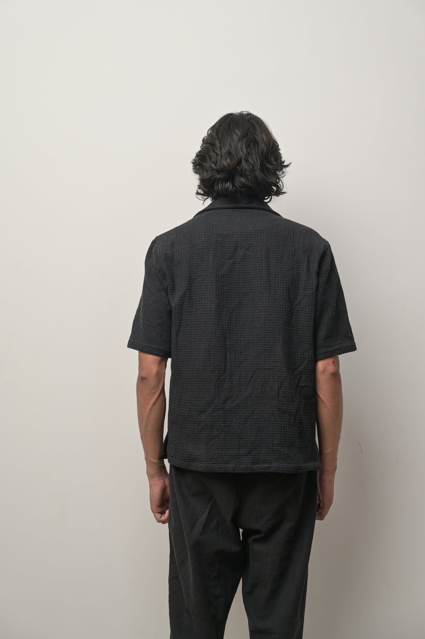 Block pattern shirt